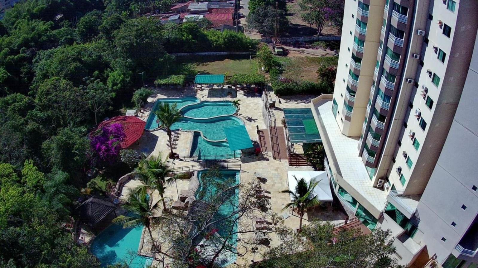 Condominio Thermas Do Bosque - Apto 204 カルダス・ノバス エクステリア 写真
